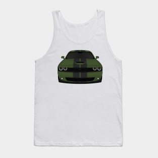 Challenger Green + Stripes Tank Top